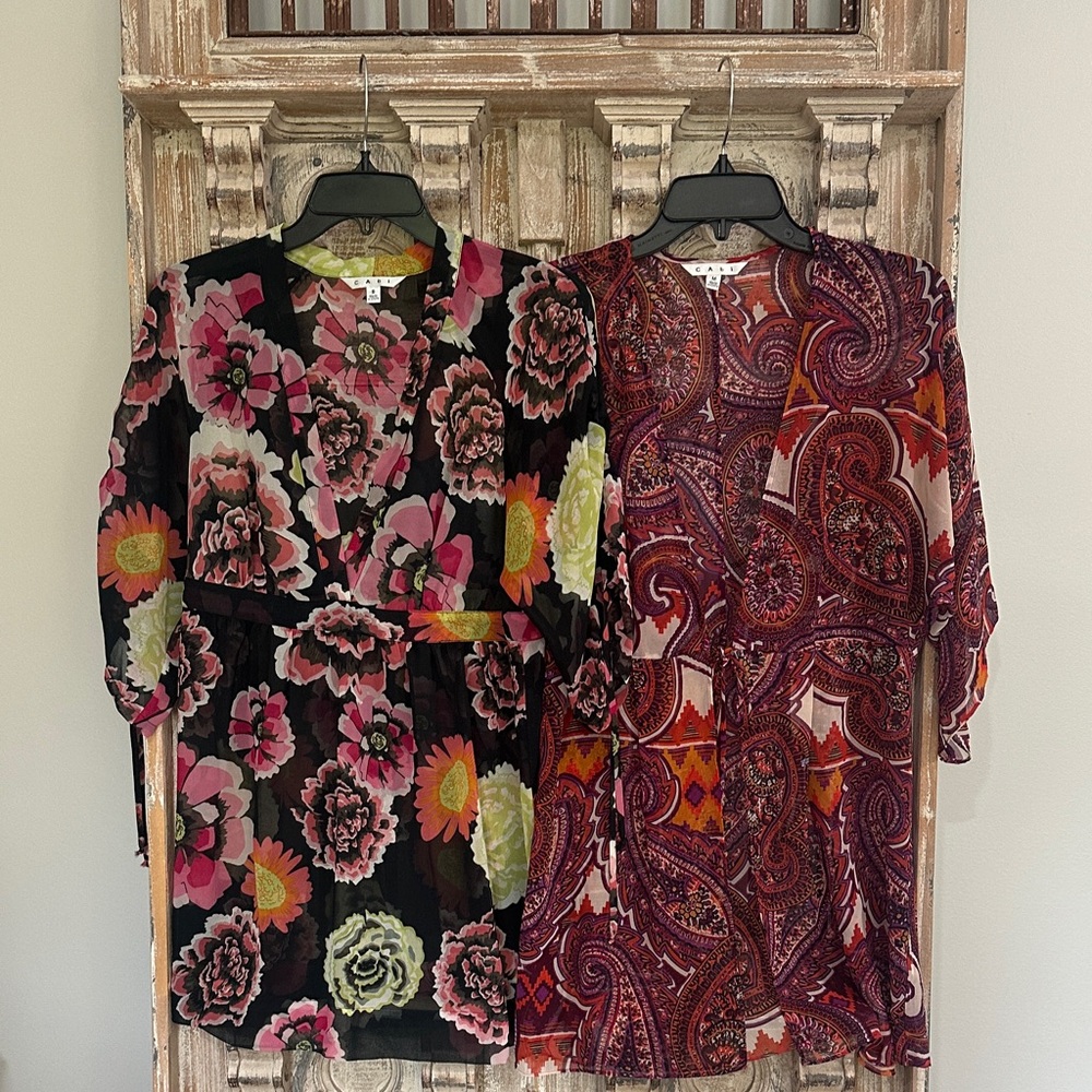 CAbi Swimsuit Coverup set of 2